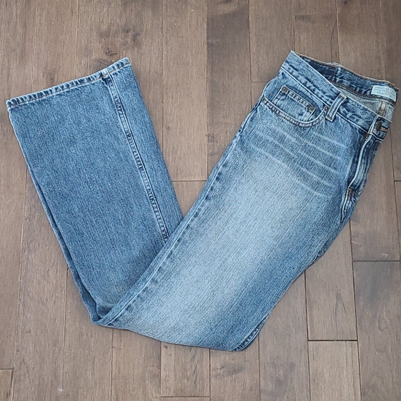 100% Cotton Flare Sz 8 Long American Eagle jeans Favorite Flare 9 inch rise - Picture 9 of 11